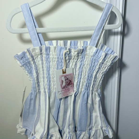 Jessica Simple Toddler 2 Piece Linen Short Set - Picture 5 of 8